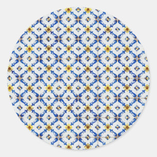 Ceramic tiles classic round sticker