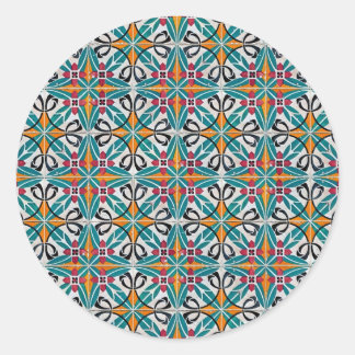Ceramic tiles classic round sticker