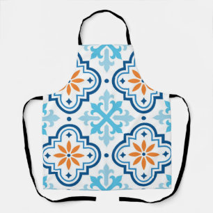 Ceramic tiles pattern apron
