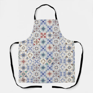 Ceramic tiles pattern apron