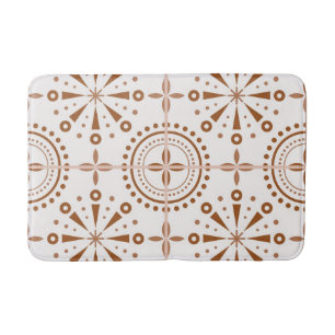 Ceramic tiles pattern bath mat