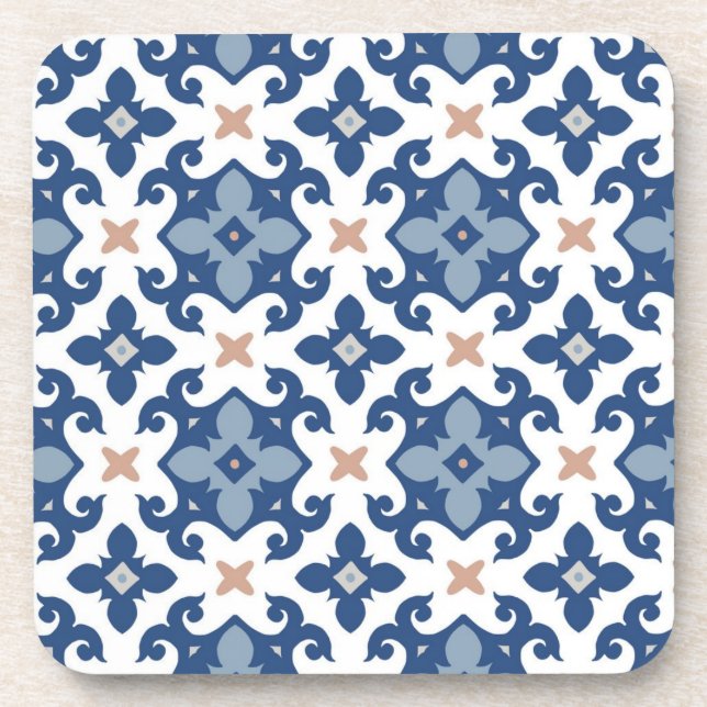 Ceramic tiles pattern coaster (Front)