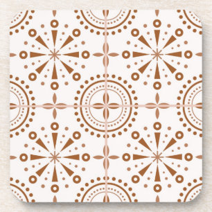 Ceramic tiles pattern coaster