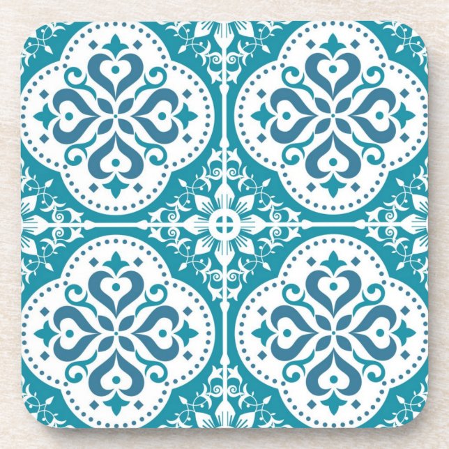 Ceramic tiles pattern coaster (Front)