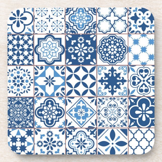 Ceramic tiles pattern coaster (Front)
