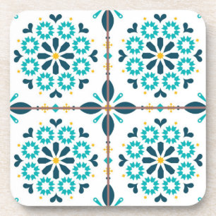 Ceramic tiles pattern coaster