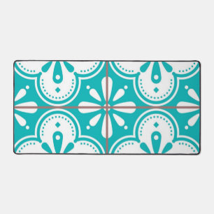 Ceramic tiles pattern desk mat