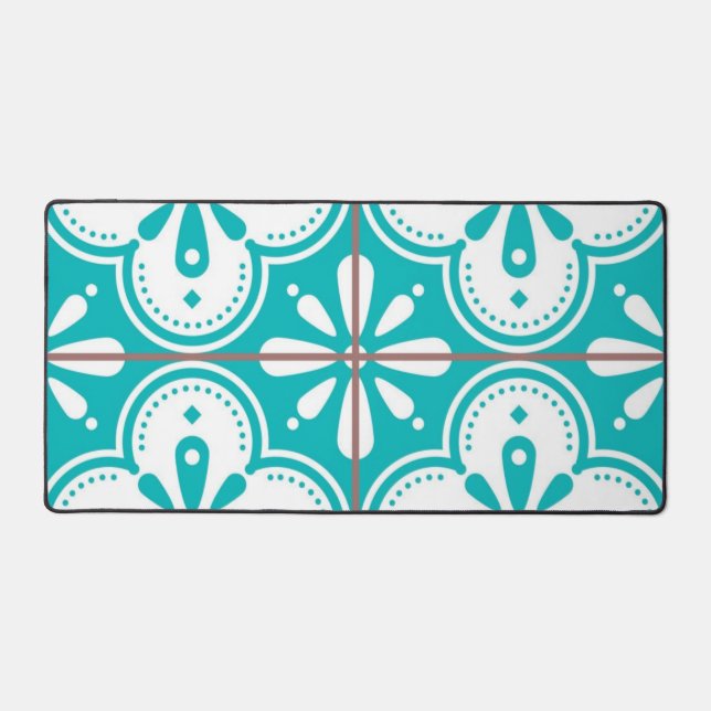 Ceramic tiles pattern desk mat (Front)