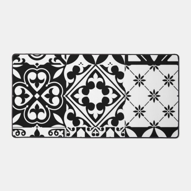Ceramic tiles pattern desk mat (Front)