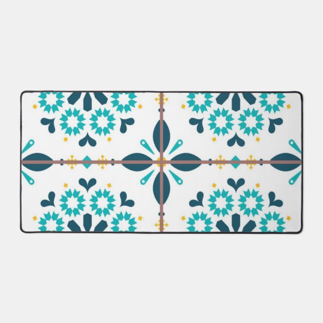Ceramic tiles pattern desk mat (Front)