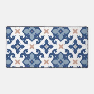 Ceramic tiles pattern desk mat