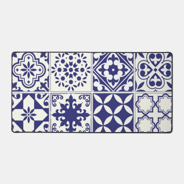Ceramic tiles pattern desk mat (Front)