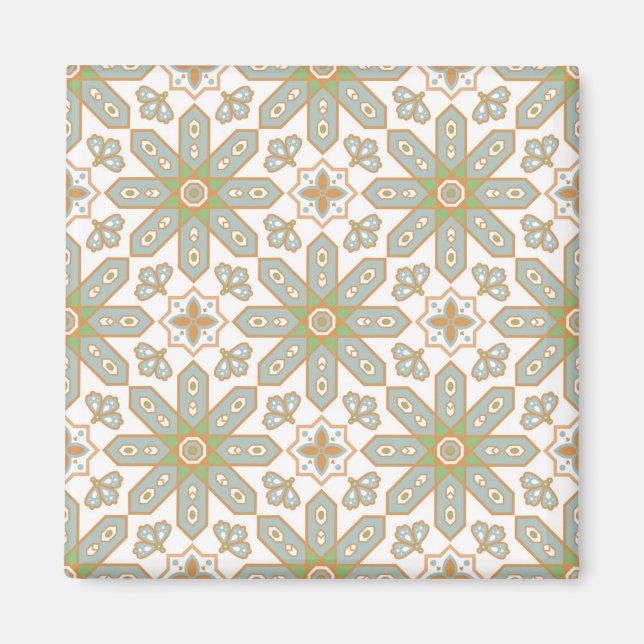 Ceramic tiles pattern magnet (Front)