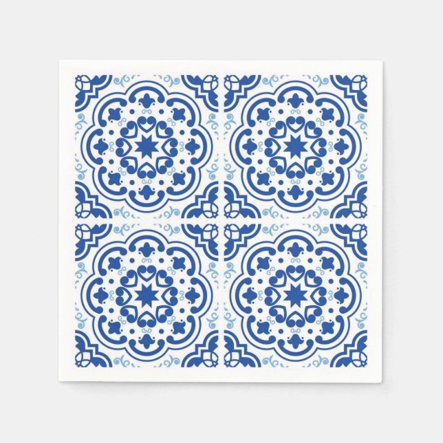 Ceramic tiles pattern napkin (Front)