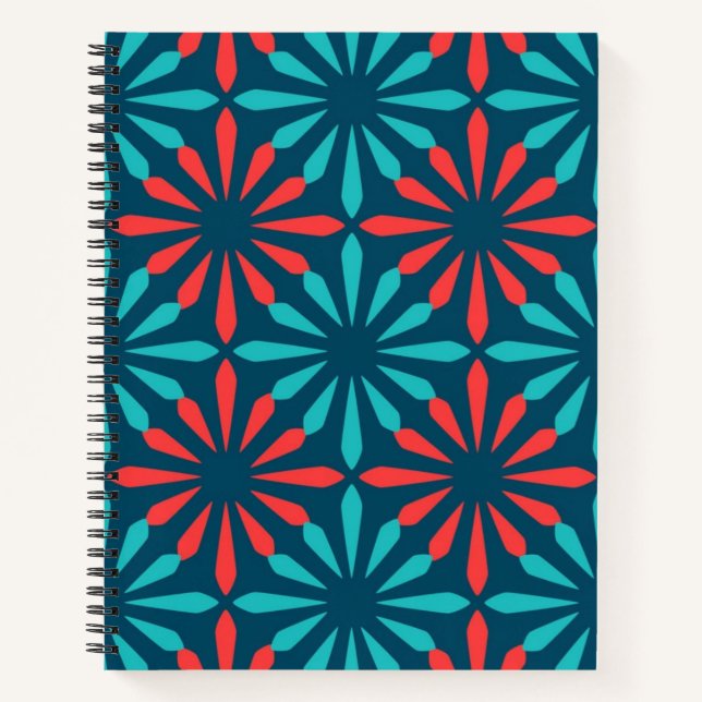 Ceramic tiles pattern notebook (Front)