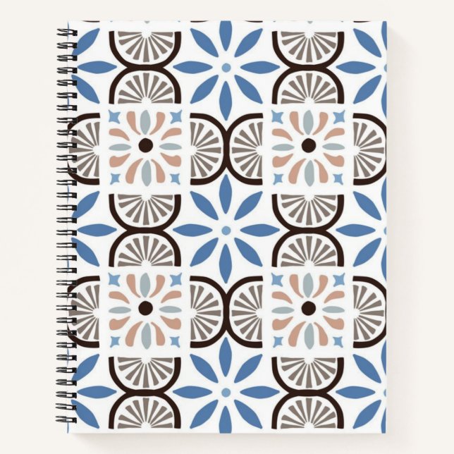Ceramic tiles pattern notebook (Front)