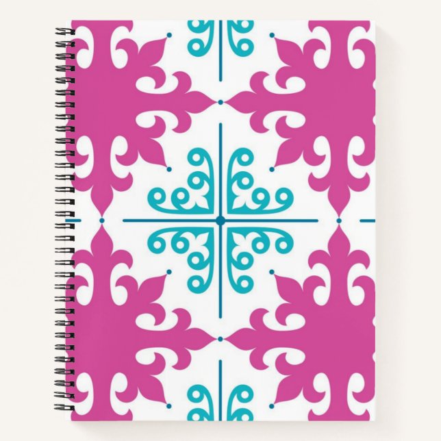 Ceramic tiles pattern notebook (Front)