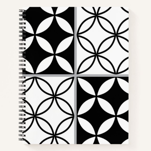 Ceramic tiles pattern notebook (Front)