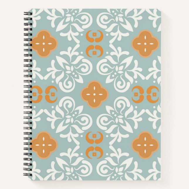 Ceramic tiles pattern notebook (Front)