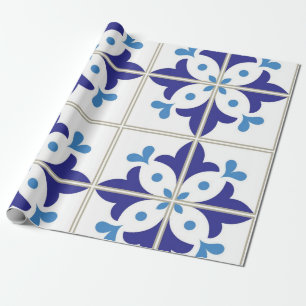 Ceramic tiles pattern wrapping paper