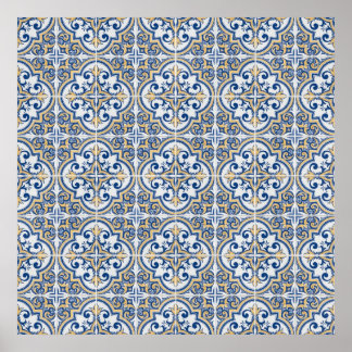 Ceramic tiles poster