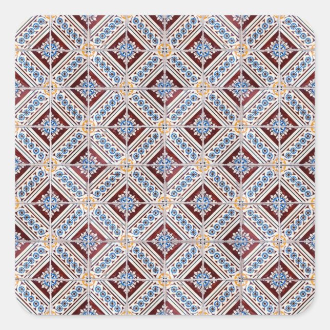 Ceramic tiles square sticker (Front)