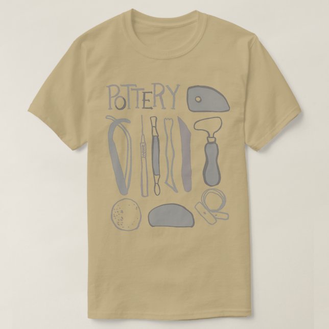 Ceramic Tools T s T-Shirt (Design Front)