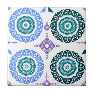 Ceramic Wall Tile – Portuguese Blue & Teal.