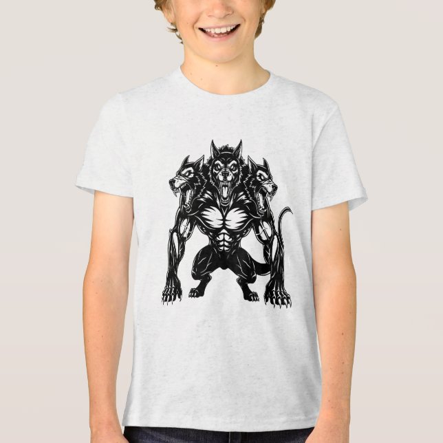 Cerberus Dogs Tri-Blend Shirt (Front)