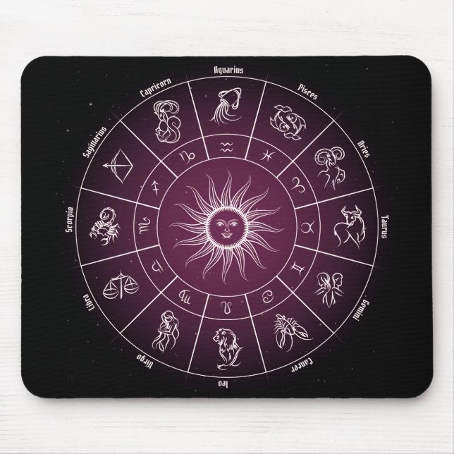 cercle astrologique mouse pad (Front)