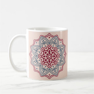 cercle in mosaic. mandala coffee mug
