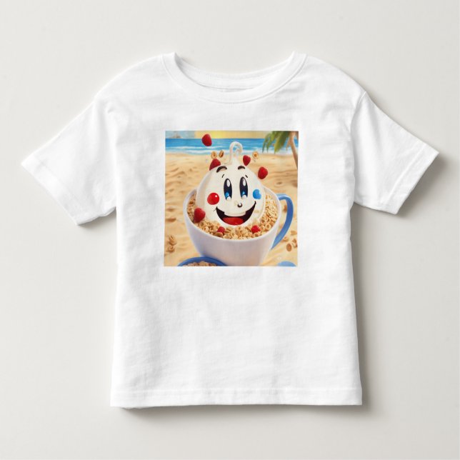  Cereal Beach Day & Starry Night Delight Toddler T-Shirt (Front)