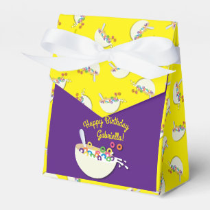 Cereal Bowl Kids Sleepover Birthday Party Cute Favour Box