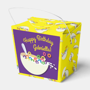 Cereal Bowl Kids Sleepover Birthday Party Cute Favour Box