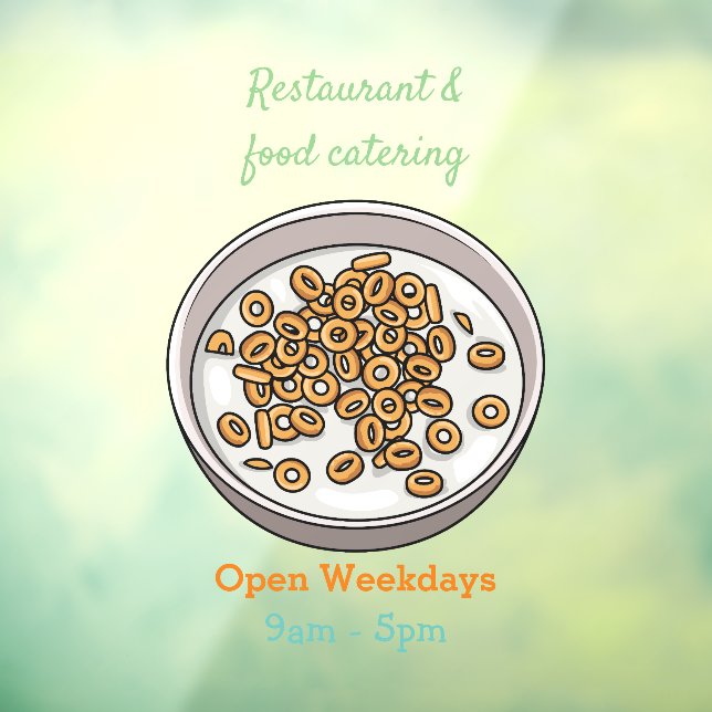 Cereal cartoon illustration (Sheet 3)