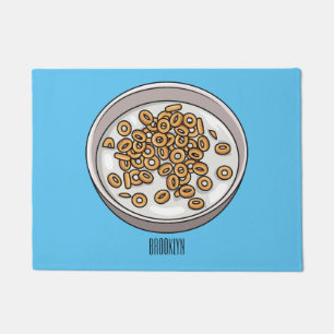 Cereal cartoon illustration  doormat
