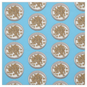 Cereal cartoon illustration fabric