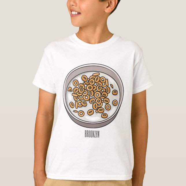 Cereal cartoon illustration  T-Shirt (Front)
