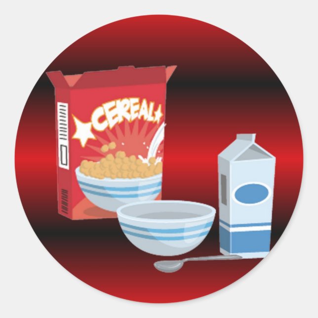 Cereal Classic Round Sticker (Front)