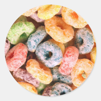 Cereal Classic Round Sticker