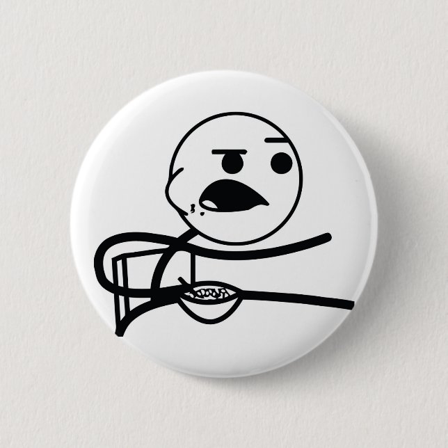 Cereal Guy 6 Cm Round Badge (Front)