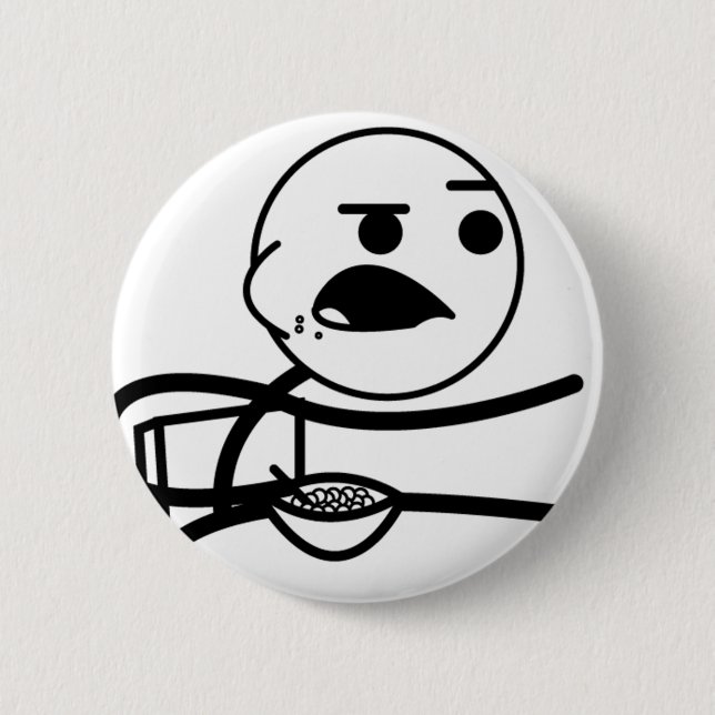 Cereal Guy !! 6 Cm Round Badge (Front)