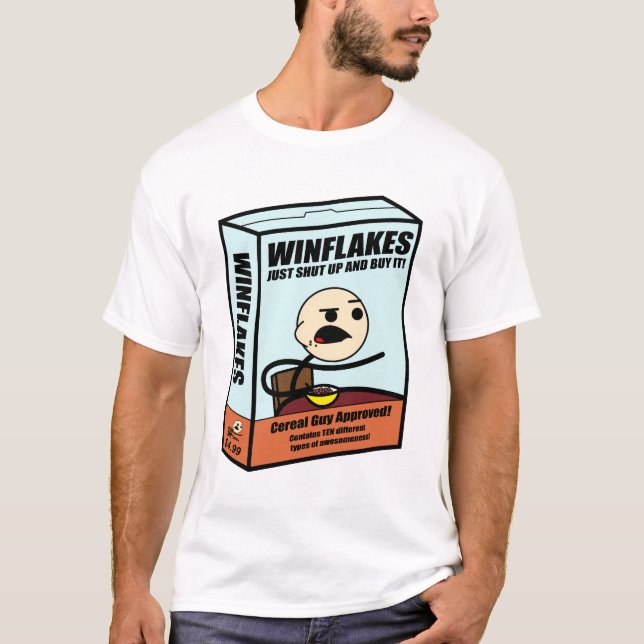 Cereal Guy Box (Colour) T-Shirt (Front)