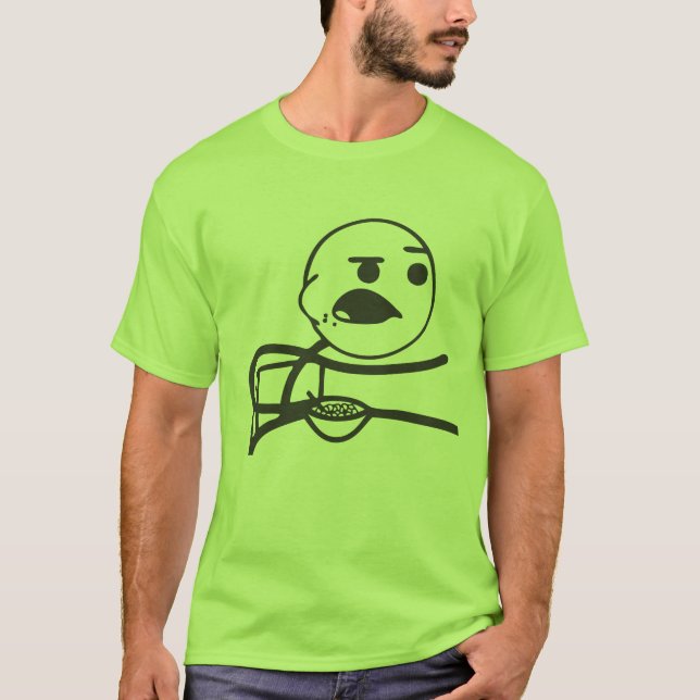 Cereal Guy Meme T-Shirt (Front)
