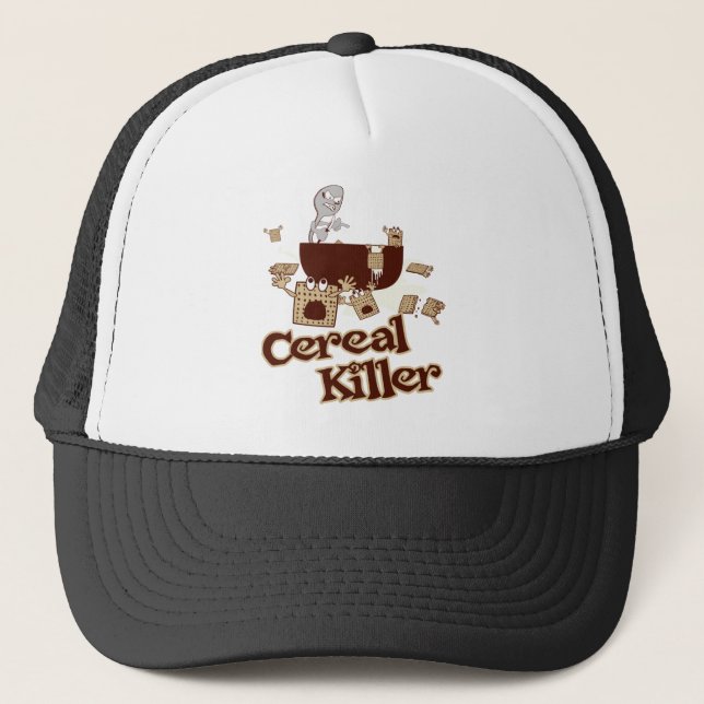 Cereal Killer $17.95 Trucker Hat (Front)