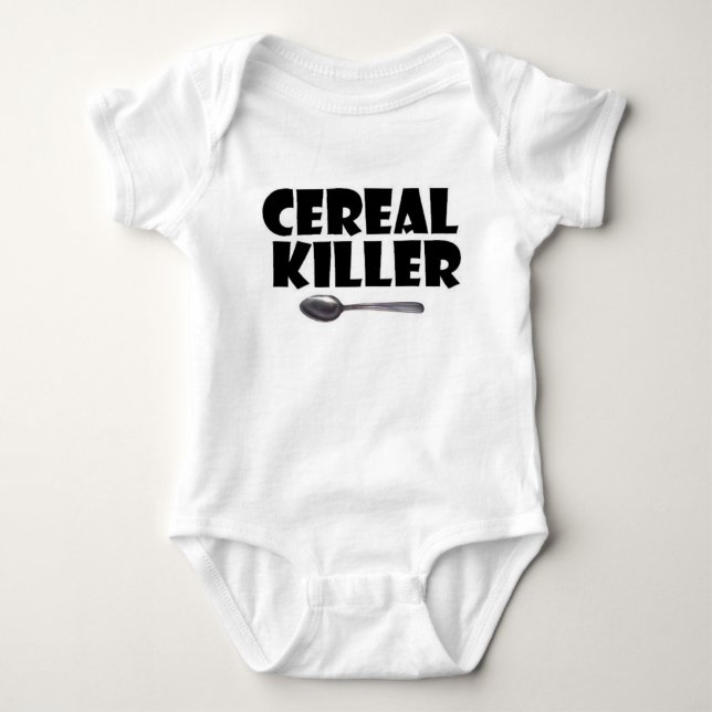 Cereal Killer Baby Bodysuit (Front)
