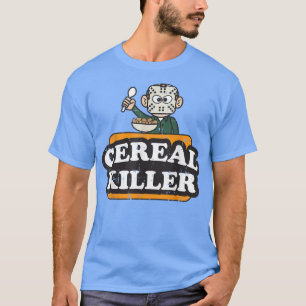 Cereal Killer Food Pun Humour Costume Funny Hallow T-Shirt