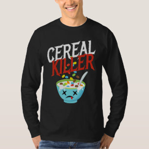 Cereal Killer I Costume Breakfast Cereal Halloween T-Shirt