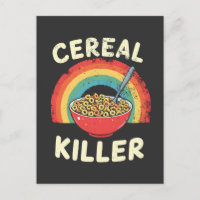 Cereal Killer Mens Food Pun True Crime