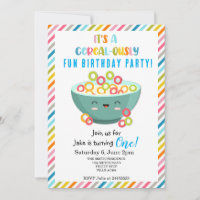 Cereal-ously Fun Birthday Party